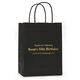 Large Twisted Handled Bag with Your Text Image 3 of 4